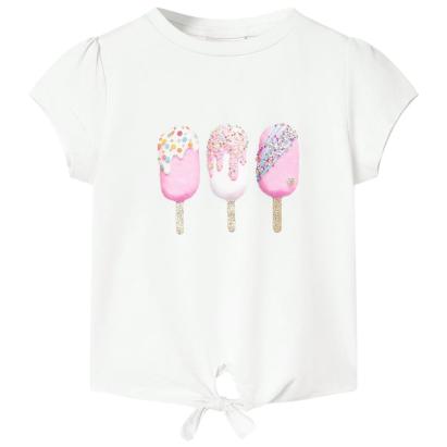 Tricou pentru copii, ecru, 92 GartenMobel Dekor