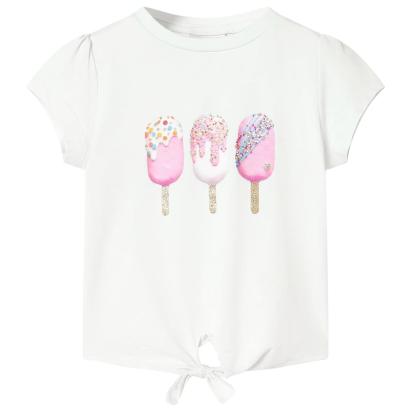 Tricou pentru copii, ecru, 116 GartenMobel Dekor