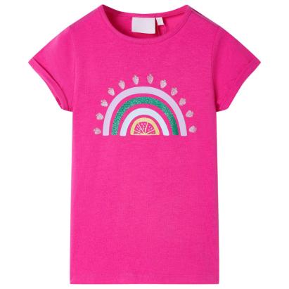 Tricou pentru copii, roz închis, 140 GartenMobel Dekor
