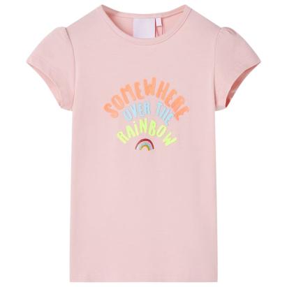 Tricou pentru copii, roz deschis, 116 GartenMobel Dekor