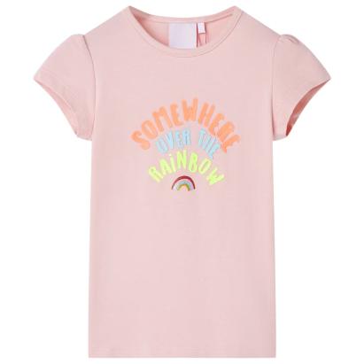 Tricou pentru copii, roz deschis, 140 GartenMobel Dekor