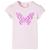 Tricou de copii, mâneci tip șapcă, roz pal, 104 GartenMobel Dekor