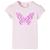 Tricou de copii, mâneci tip șapcă, roz pal, 116 GartenMobel Dekor