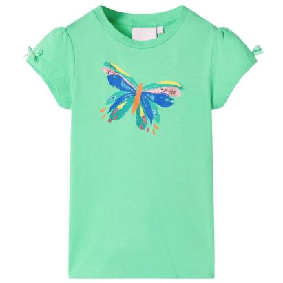 Tricou pentru copii, verde deschis, 92 GartenMobel Dekor