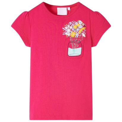 Tricou de copii, roz aprins, 104 GartenMobel Dekor