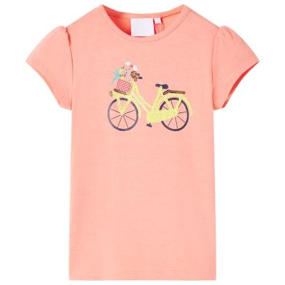 Tricou pentru copii, corai neon, 116 GartenMobel Dekor