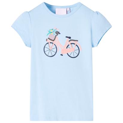 Tricou pentru copii, albastru deschis, 116 GartenMobel Dekor