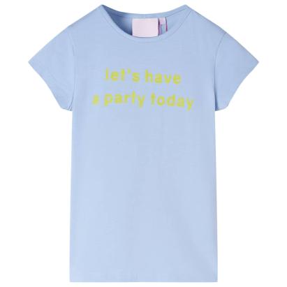Tricou pentru copii, albastru deschis, 92 GartenMobel Dekor