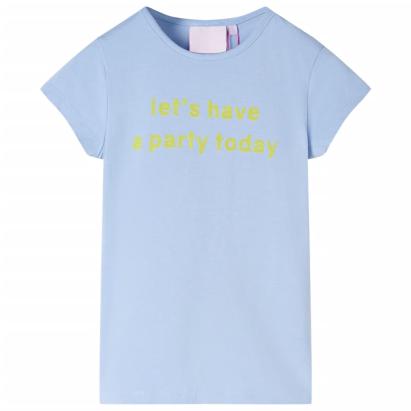 Tricou pentru copii, albastru deschis, 116 GartenMobel Dekor