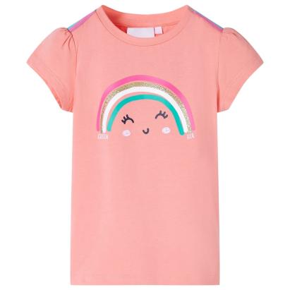 Tricou pentru copii, corai deschis, 104 GartenMobel Dekor