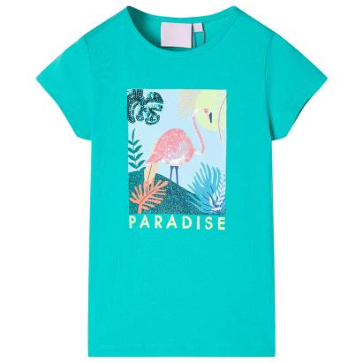 Tricou pentru copii, verde mentă, 104 GartenMobel Dekor