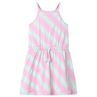 Rochie pentru copii cu șnur, fără mâneci, roz, 116 GartenMobel Dekor