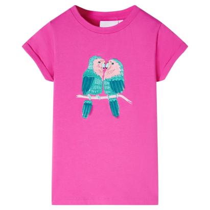 Tricou pentru copii, roz închis, 140 GartenMobel Dekor