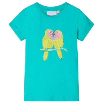 Tricou pentru copii, verde mentă, 116 GartenMobel Dekor