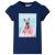 Tricou pentru copii, bleumarin, 128 GartenMobel Dekor