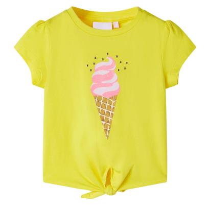 Tricou pentru copii, galben, 128 GartenMobel Dekor