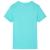 Tricou pentru copii cu mâneci scurte, turcoaz, 116 GartenMobel Dekor