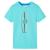Tricou pentru copii cu mâneci scurte, turcoaz, 128 GartenMobel Dekor