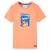 Tricou pentru copii cu mâneci scurte, portocaliu neon, 116 GartenMobel Dekor