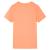 Tricou pentru copii cu mâneci scurte, portocaliu neon, 128 GartenMobel Dekor