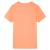Tricou pentru copii cu mâneci scurte, portocaliu neon, 140 GartenMobel Dekor