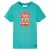 Tricou pentru copii cu mâneci scurte, verde mentă închis, 128 GartenMobel Dekor