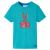Tricou pentru copii cu mâneci scurte, verde mentă închis, 140 GartenMobel Dekor