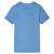 Tricou pentru copii cu mâneci scurte, albastru mediu, 128 GartenMobel Dekor