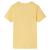 Tricou pentru copii cu mâneci scurte, galben, 104 GartenMobel Dekor