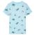 Tricou pentru copii, albastru deschis melanj, 104 GartenMobel Dekor