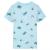 Tricou pentru copii, albastru deschis melanj, 116 GartenMobel Dekor