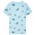 Tricou pentru copii, albastru deschis melanj, 140 GartenMobel Dekor