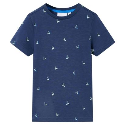 Tricou pentru copii, albastru închis, 104 GartenMobel Dekor