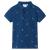 Tricou polo pentru copii, albastru închis, 92 GartenMobel Dekor