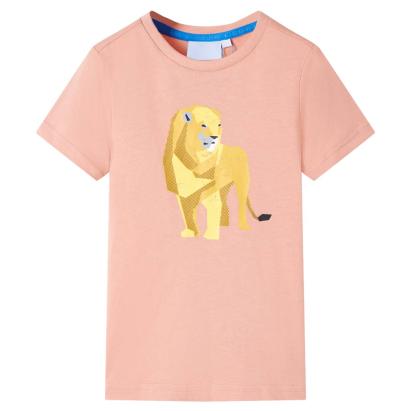 Tricou pentru copii, portocaliu deschis, 104 GartenMobel Dekor