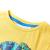 Tricou pentru copii cu mâneci scurte, ocru deschis, 92 GartenMobel Dekor
