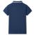 Tricou polo pentru copii, albastru închis, 116 GartenMobel Dekor
