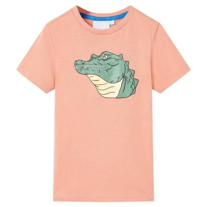 Tricou pentru copii, portocaliu deschis, 104 GartenMobel Dekor