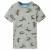 Tricou pentru copii, kaki deschis melanj, 140 GartenMobel Dekor