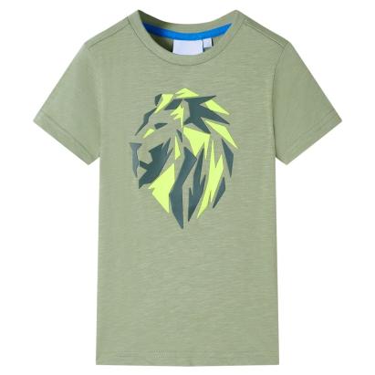 Tricou pentru copii, kaki deschis, 92 GartenMobel Dekor