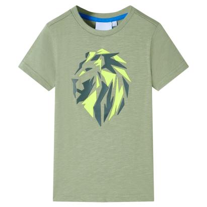 Tricou pentru copii, kaki deschis, 140 GartenMobel Dekor