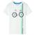 Tricou pentru copii cu mâneci scurte, ecru, 128 GartenMobel Dekor