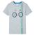 Tricou pentru copii cu mâneci scurte, gri, 140 GartenMobel Dekor