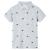 Tricou polo pentru copii,  gri melanj, 116 GartenMobel Dekor