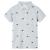 Tricou polo pentru copii,  gri melanj, 140 GartenMobel Dekor