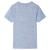 Tricou pentru copii cu mâneci scurte, albastru melanj, 92 GartenMobel Dekor