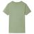 Tricou pentru copii cu mâneci scurte, kaki deschis, 104 GartenMobel Dekor