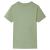 Tricou pentru copii cu mâneci scurte, kaki deschis, 140 GartenMobel Dekor