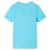 Tricou pentru copii cu mâneci scurte, turcoaz, 140 GartenMobel Dekor