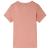 Tricou copii cu mâneci scurte portocaliu deschis 116 GartenMobel Dekor